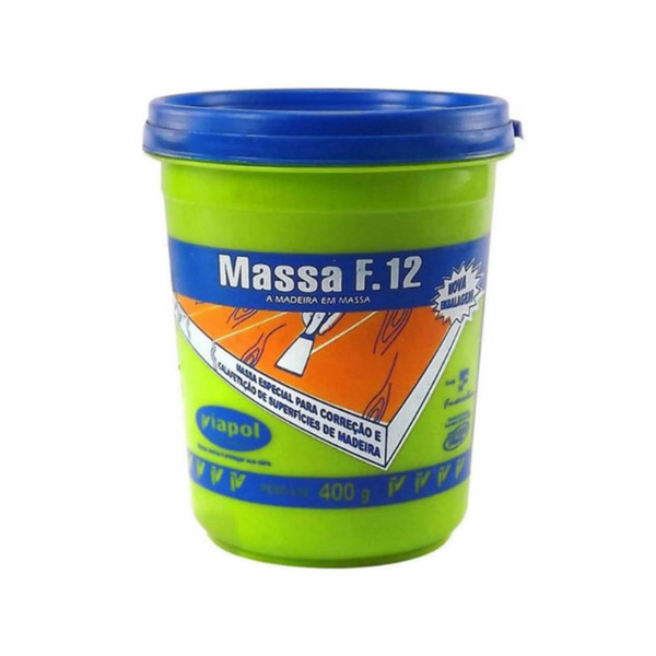 Massa Para Reparo Em Madeira F-12 Angelim 400g - Viapol