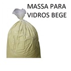Massa Para Vidraceiro Artesanato Polimento Vidros 1kg Bege