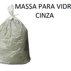 Massa Para Vidraceiro Artesanato Polimento Vidros 5kg Cinza