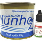 Massa Plástica 800g Preto - Munhoz