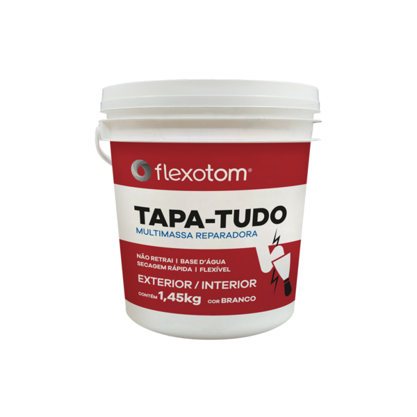 Massa Reparadora P/ Trincas E Fissuras Flexotom Tapa-Tudo 1,4