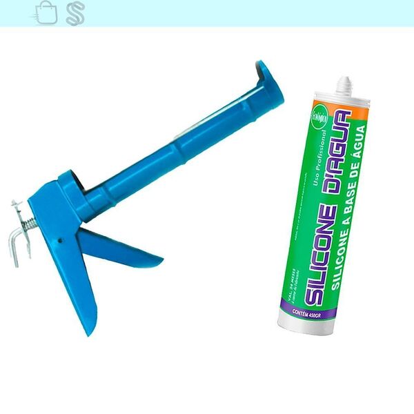 Massa Tapa Tudo Bisnaga 450g Sbrix Marrom E Aplicador