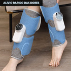 Massageador Compressao Pernas Panturrilha Pes 3 Modos Massagem