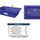 Masseira Plástica Multiuso 15x40x61cm 20 Litros