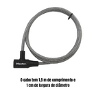Master Lock Trava De Cabo Com Chave  8154dpf