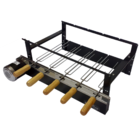 Max Grill 5 Espetos Preto 127v