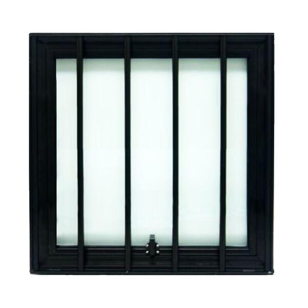 Maxiar Alto Padrão  Esquadria Brasil Vetx 30x30 Preto Grade [