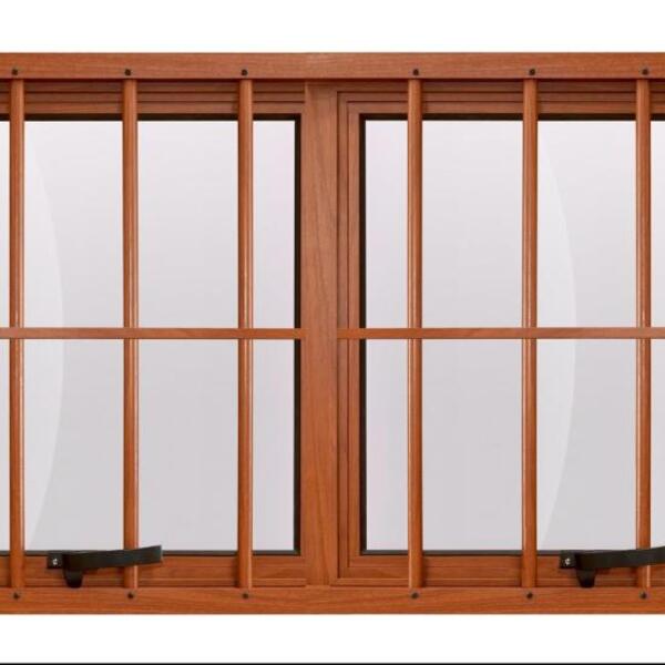 Maxim Ar 2 Seções Em Alumínio C/grade Maxx Madeiro - 60x120