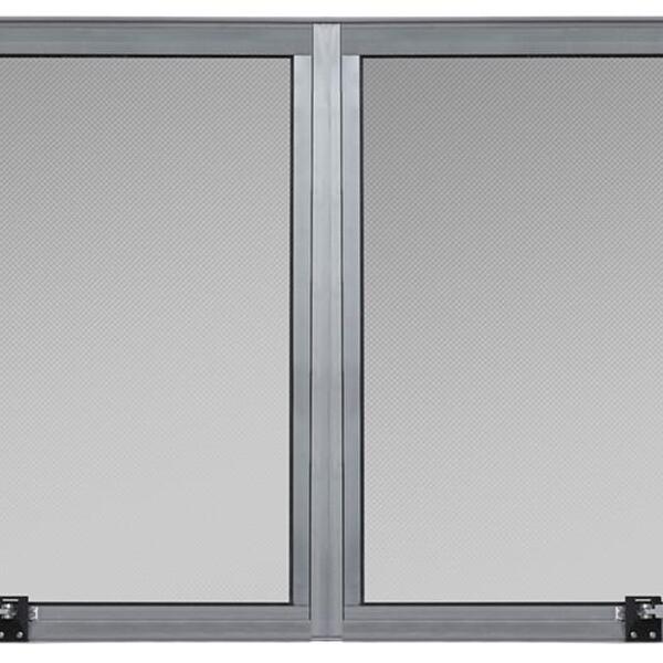 Maxim Ar 2 Seções Em Alumínio Classic Brilhante - 60x120