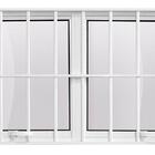 Maxim Ar 2 Seções Em Alumínio Com Grade Premium Branco - 60x1