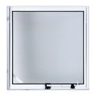 Maxim-ar De Alumínio 1°seção Abertura De 45° Vidro Mini Borea