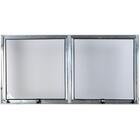 Maxim-ar De Alumínio 2°seções Abertura De 45° Vidro Mini Bore