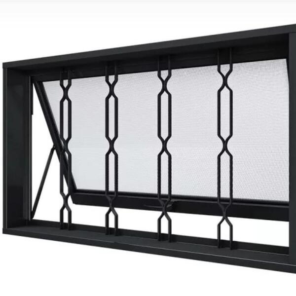 Maxim Ar Em Aço Galvanizado Gold Com Grade Elo Preto - 60x60