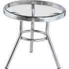 Mc121 De Alumínio C/ Tampo De Vidro – Alegro. - Alumínio