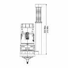 Mecanismo De Saida Dual Flush Superior Para Caixa Acoplada Mo