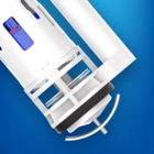 Mecanismo De Saída Para Caixas Acopladas Monobloco Dual Flush