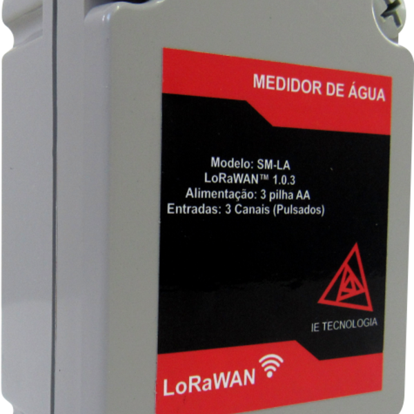 Medidor Água Lorawan Sm-la Ant Interna+ Hidrômetro 3/4 Saga 5v
