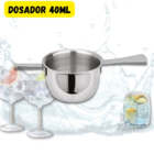 Medidor De Bebidas De Inox Gin Whisky Dose 40ml Premium