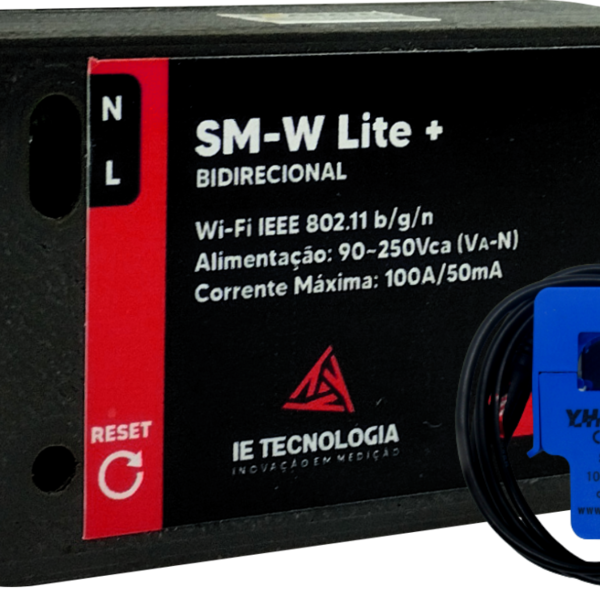 Medidor De Energia Monofásico  Sm-w Lite + Tc Bipartido 127v/