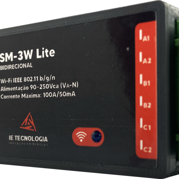 Medidor De Energia Trifásico  Sm-3w Lite - Tc Bipartido 127v/