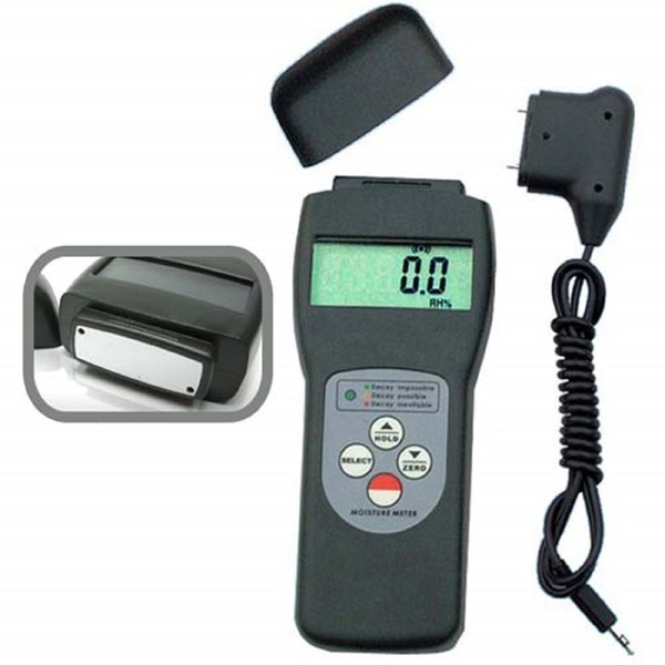 Medidor De Umidade De Madeira / Papel / Concreto / Carpete Co