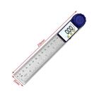 Medidor Digital Transferidor Ângulo Goniômetro 20cm Aço Inox