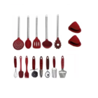 Mega Kit 15pç Utensílios Silicone E Inox Premium Exclusivo!