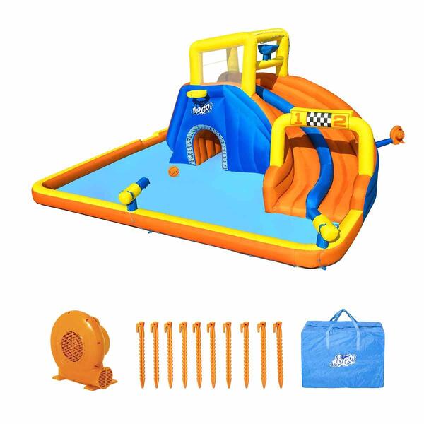 Mega Parque Aquatico Inflavel Raceway 5,51m X 5,02m X 2,65m B