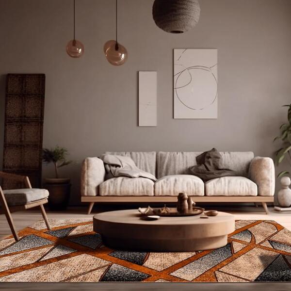 Mega Tapete Marbella Elite Champagne Mancy 250x350 Cm