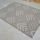 Mega Tapete Quadrado Natural Look Flecha A 215x215 Cm