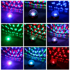 Meia Bola Maluca De Led Cristal Bluetooth + Pendrive E Contro