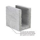 Meia Canaleta Estrutural 9x19x19cm Ivemar