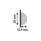 Meia Curva 598 Fendi Poliestireno 2,5cm Santa Luzia (cx 6br)