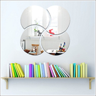 Meia Lua 45 Cm Espelho De Acrilico Para Parede