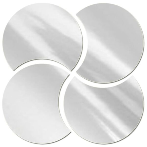 Meia Lua 45 Cm Espelho De Acrilico Para Parede