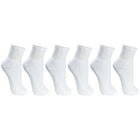 Meia Masculina Rotook Esportiva Branca 39-43 com 6 Unidades