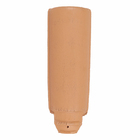 Meia Telha Cerâmica 42,0x14,5cm Mediterrânea Terracota Plus Hidrofugada Top Telha