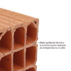 Meio Bloco Cerâmico Vedação 14x19x14cm Cerâmica Nova Conquista