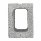 Meio Bloco de Concreto Vedação Canaleta 19x14x19cm Tecmold