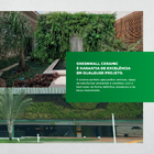 Meio Bloco Jardim Vertical Cerâmico 19x25x14,5cm GreenWall Ceramic