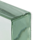 Meio Tijolo de Vidro Maciço Incolor 5x10x11cm CasaFina