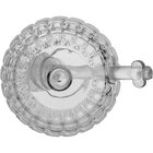 Meleira 11x8x8cm 170ml Vidro Transparente Com Colher