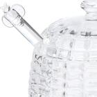 Meleira De Cristal Com Pegador E Tampa Tress 210ml - Lyor