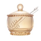 Meleira De Cristal Pearl Bolinhas Âmbar Com Pegador