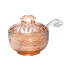 Meleira Porta Mel Com Pegador Imperial Cristal Ecológico Âmba