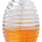 Meleira Porta Mel De Plástico 200ml Com Colher Dosadora  Tran