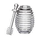 Meleira Pote De Mel Acrilico Transparente Com Tampa