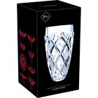 Mellione Vaso Decorativo Enfeite 28x16x16cm Cristal Eco Trans