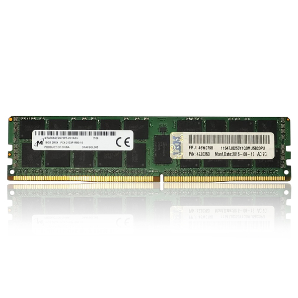Memoria 16gb Ddr4 2133 Cl15 1.2v Ecc Registrado Servidor Mta3