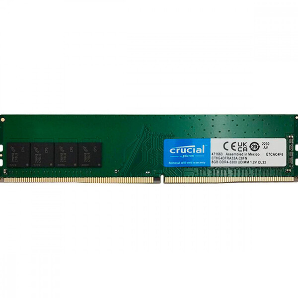 Memória Crucial 8gb Ddr4 3200mhz Cl22